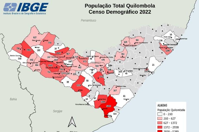 IBGE: Em Alagoas, pretos e pardos representam quase 70% da população