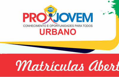Inscrições seguem abertas para o Projovem Urbano