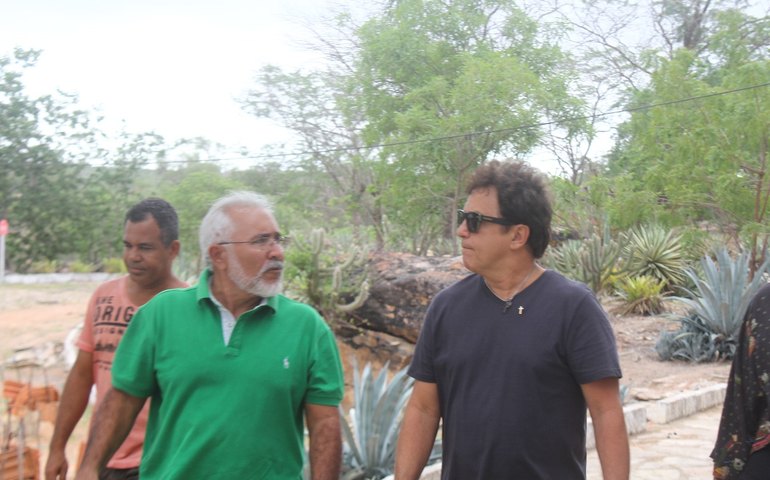 Ator e empresário Marcos Frota, visita Delmiro Gouveia para a implantação da Universidade Livre do Circo