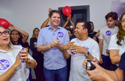 Em Arapiraca, Davi Davino Filho destaca liderança do pastor Oliveira e defende renovação para Alagoas