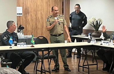 Comandante-geral da PM-AL apresenta estratégias de policiamento em simpósio no Mato Grosso do Sul