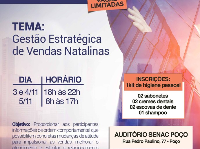 Gestão Estratégica de Vendas Natalinas é tema de seminário