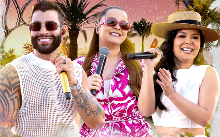 Irmãs cantam com Gusttavo a inédita “Oficializar”