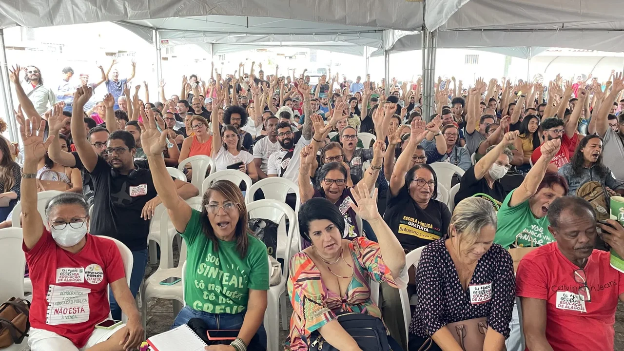 Sem acordo, Educação em AL entra em greve a partir da próxima quinta-feira, 24