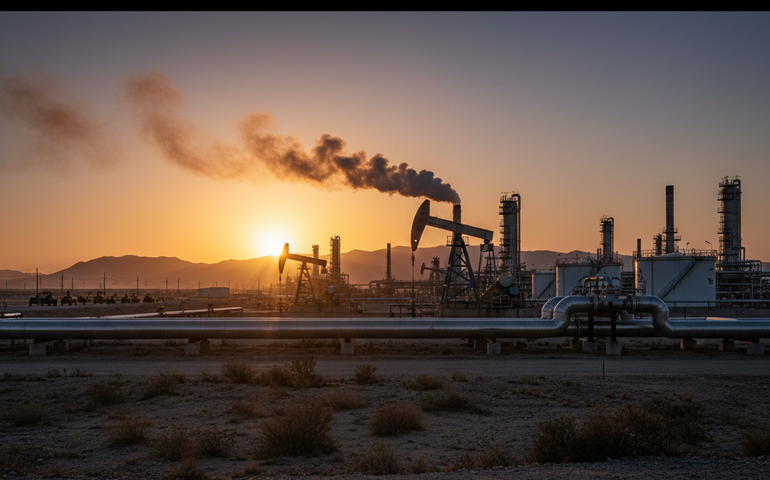 Petróleo encerra a semana estável, mas acumula alta de 5% com tensões entre EUA e Irã