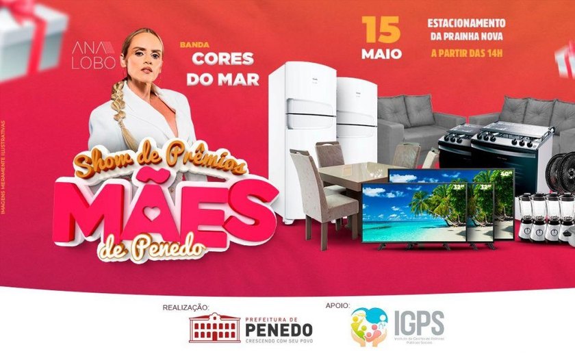 Prefeitura realizará “Show de Prêmios Mães de Penedo”