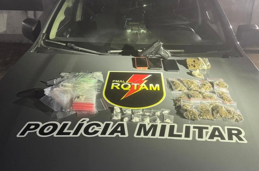 Polícia Militar apreende drogas e captura foragido da Justiça em Maceió