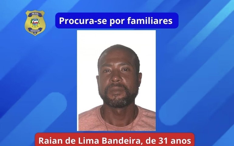 IML de Arapiraca busca familiares de homem natural de Fernando de Noronha