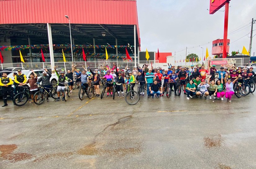 Pedal Verde faz sucesso e marca encerramento da Semana do Meio Ambiente em Palmeira