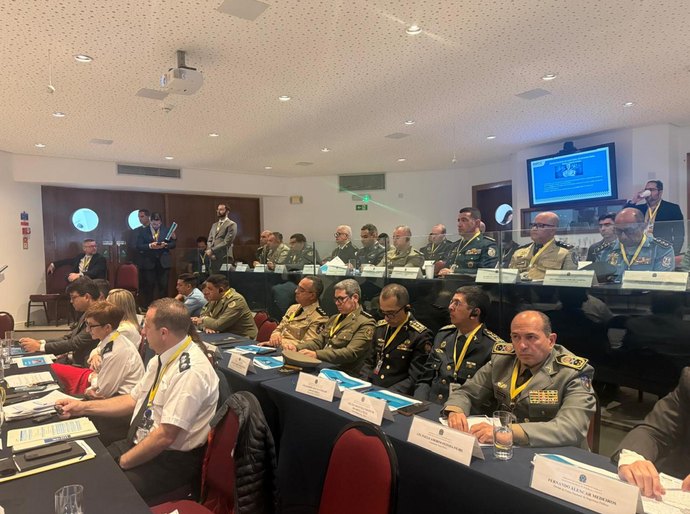 Comandante-geral da PM-AL participa de fórum internacional sobre câmeras corporais em Brasília