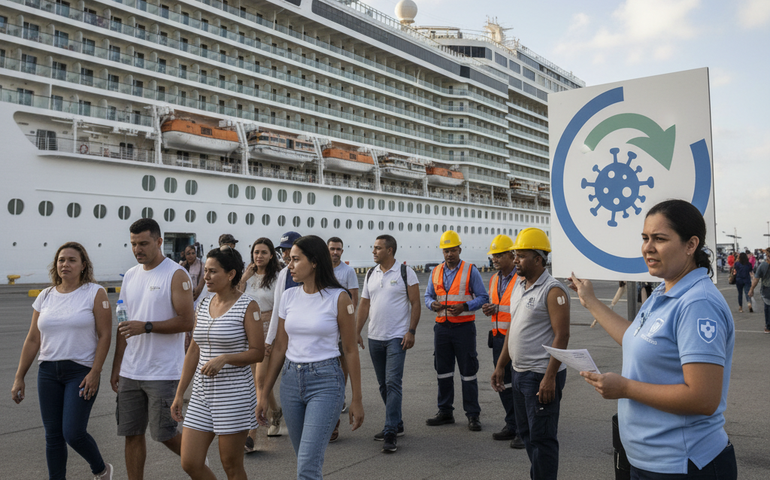 SP reforça alerta para vacinação contra sarampo durante a temporada de cruzeiros