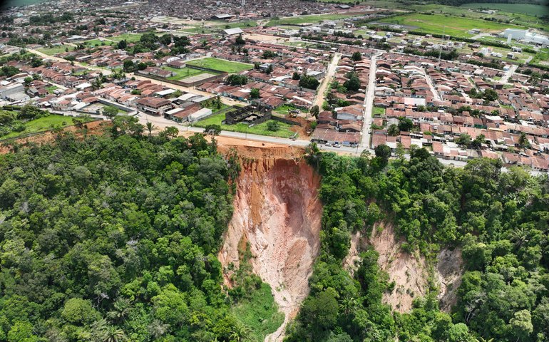 Defesa Civil de Maceió recomenda ações emergenciais contra erosão em Rio Largo
