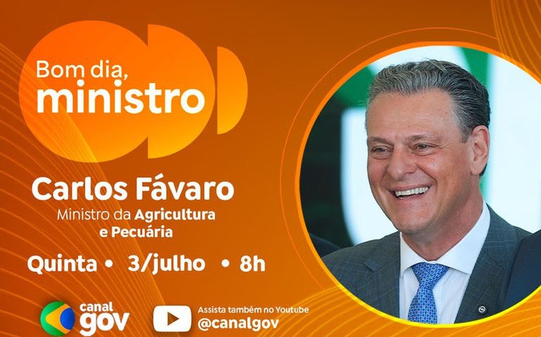 Carlos Fávaro destaca medidas do maior Plano Safra da história no Bom Dia, Ministro