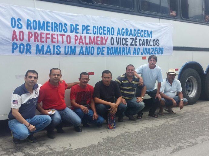 Cajueirenses saem em romaria para Juazeiro do Norte, no Ceará