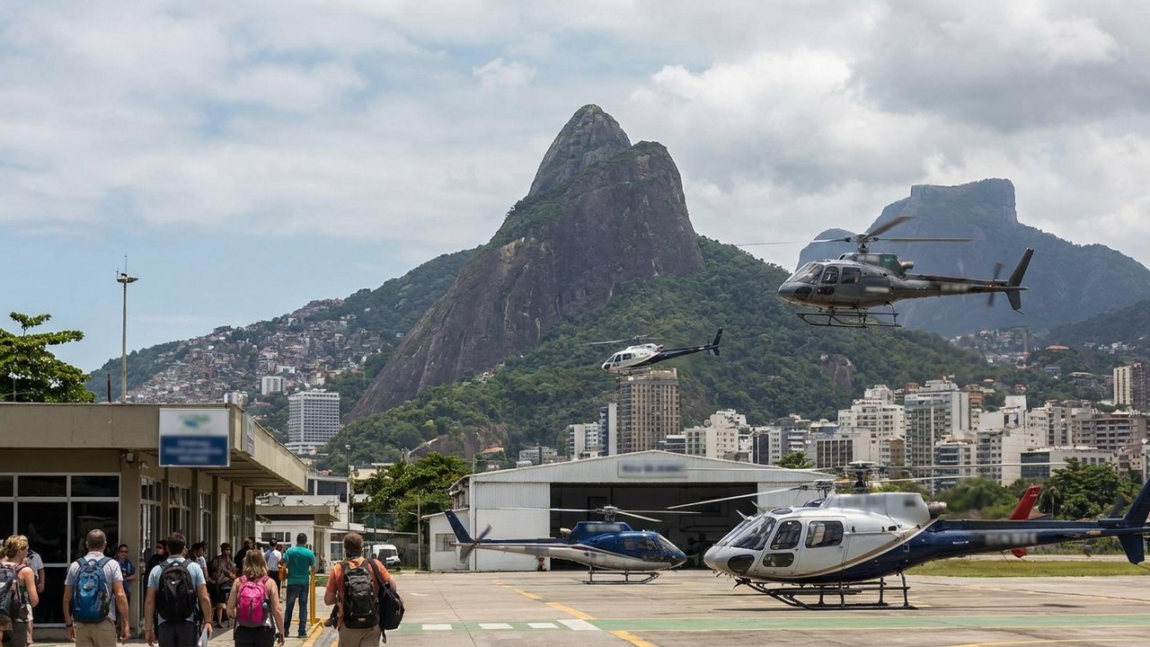 Rio tem 70 voos de helicóptero por dia para turistas; passeios não são monitorados