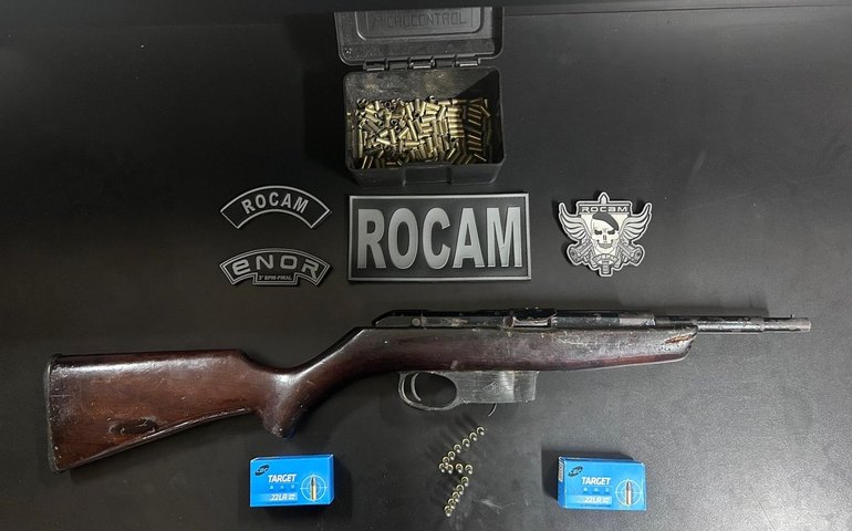 PM apreende 22 armas durante a última semana de novembro