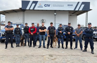 Segurança Cidadã recebe visita de canil da Guarda do Cabo de Santo Agostinho (PE)