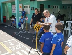 Aula interativa sobre o trânsito
