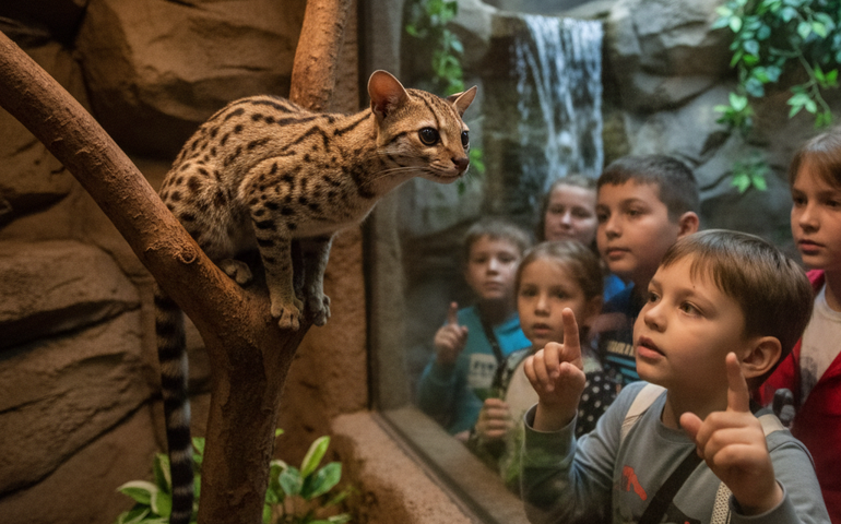 Nova moradora misteriosa no zoológico de Moscou conquista visitantes