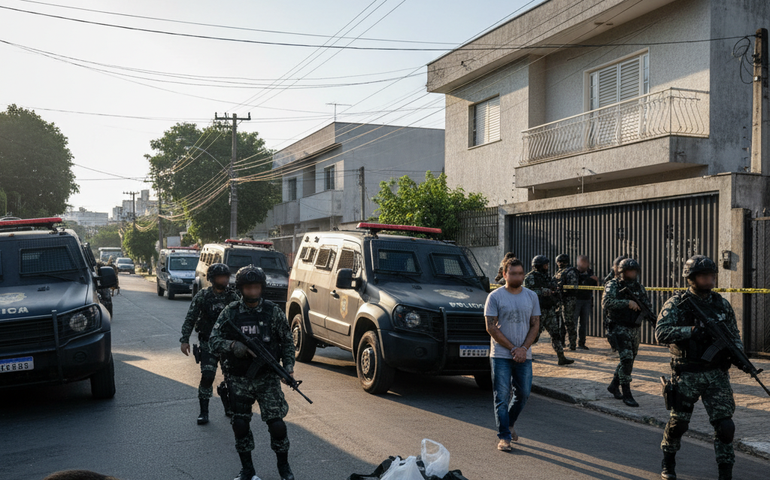 PM de São Paulo e Polícia Federal realizam operação contra tráfico internacional de drogas