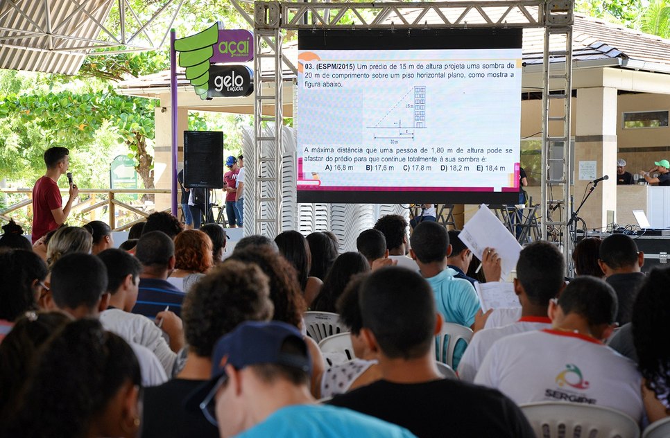 AULÃO PREUNI / Foto: Eugênio Barreto/SEED