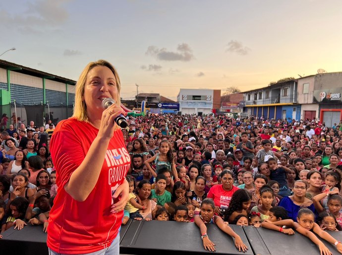 Pilar: milhares de crianças brincam durante dois dias com a vereadora Thais Canuto