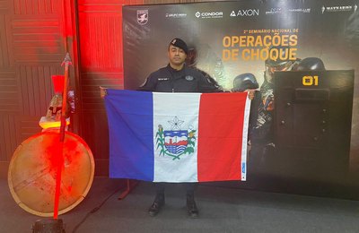 Oficial da PMAL participa do 2º Seminário Nacional de Operações de Choque em Mato Grosso do Sul