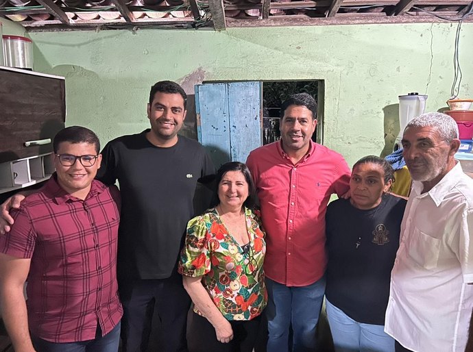 Fabinho Monteiro participa de festividade no povoado Farias do Meio em Monteirópolis