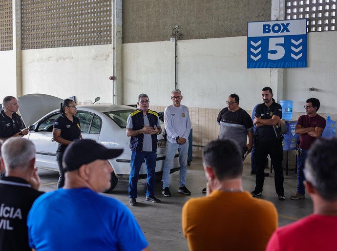 Detran faz treinamento sobre vistoria de identificação veicular para a Polícia Civil de Alagoas