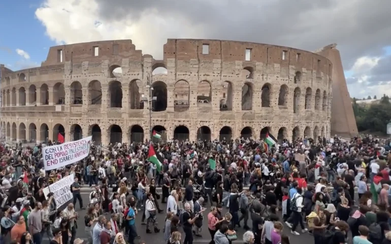 De Roma a Veneza: protestos pró-Palestina na Itália se transformam em confrontos entre manifestantes e a polícia