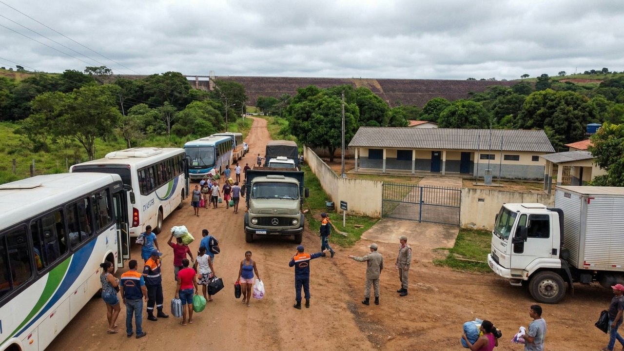 Risco de rompimento de barragem retira 170 moradores de casa e suspende aulas no RS