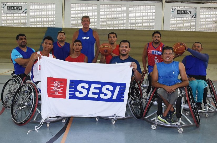 Basquete cadeirante do Sesi Alagoas compete nacionalmente