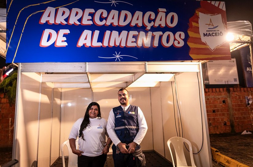 Alimentos arrecadados pelo Sesc no São João de Maceió vão contemplar 25 instituições sociais alagoanas