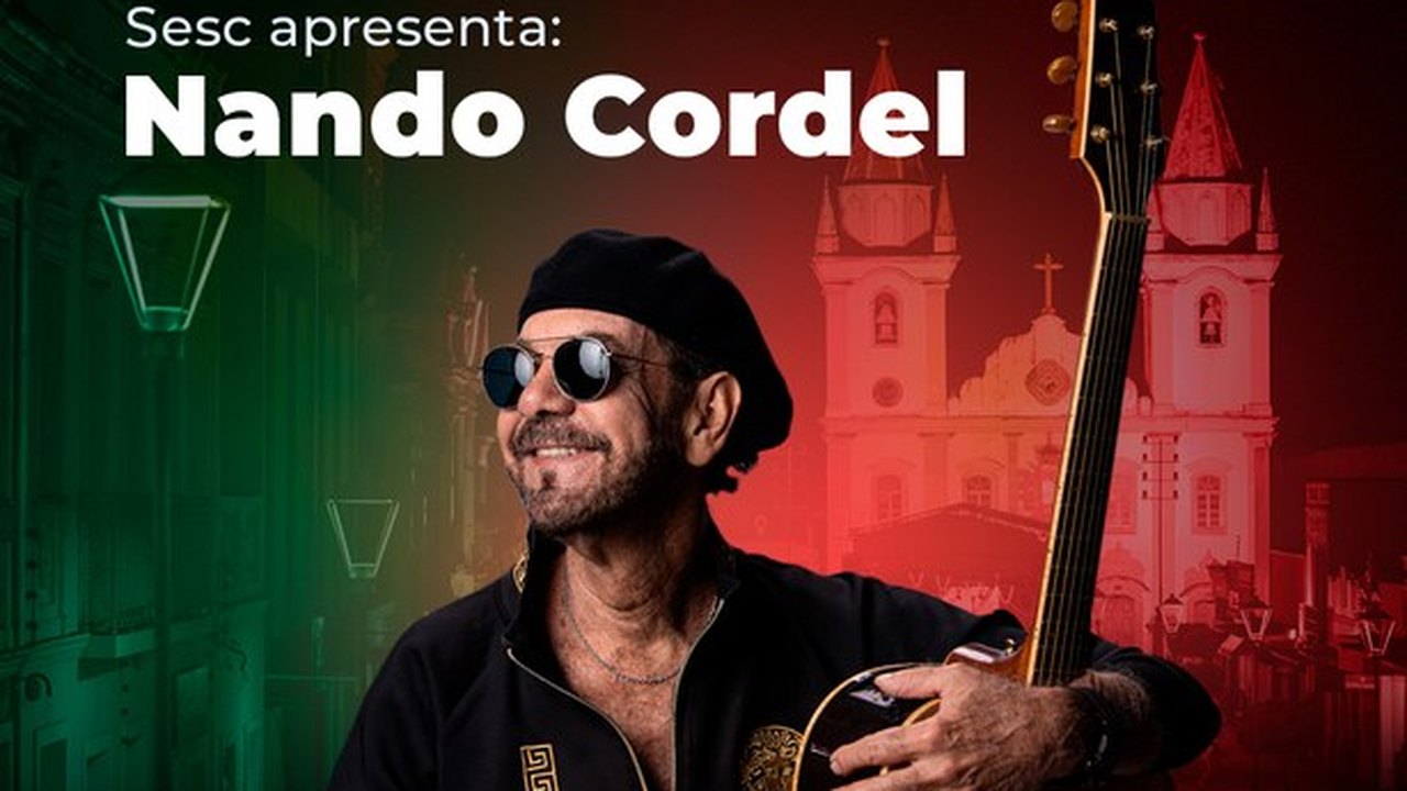 Nando Cordel encerra programação do 16º Festival de Música de Penedo