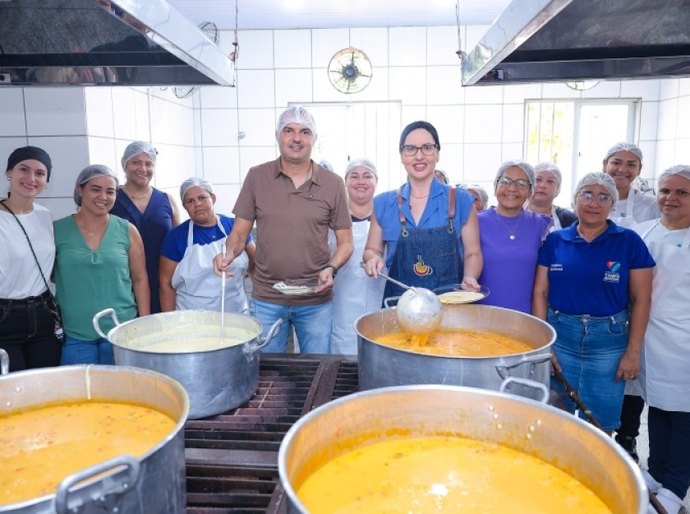 Beneficiários das casas da sopa de Campo Alegre e Luziápolis recebem cardápio especial na Semana Santa