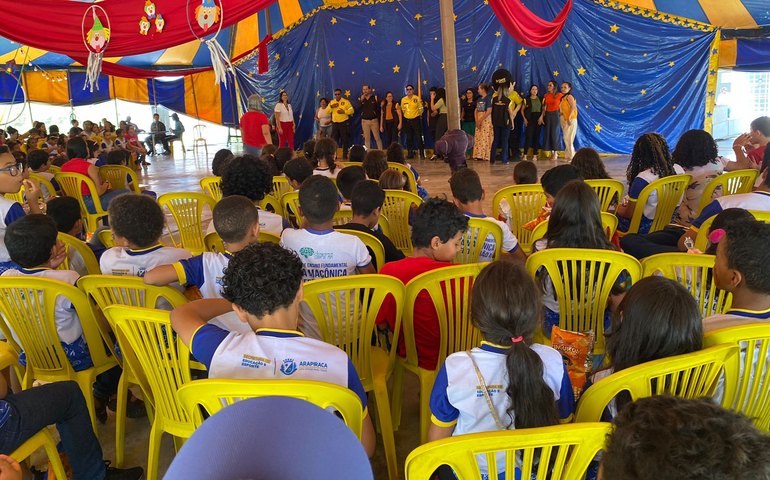 Espetáculos com alunos da rede pública encerram programação da Semana Nacional de Trânsito