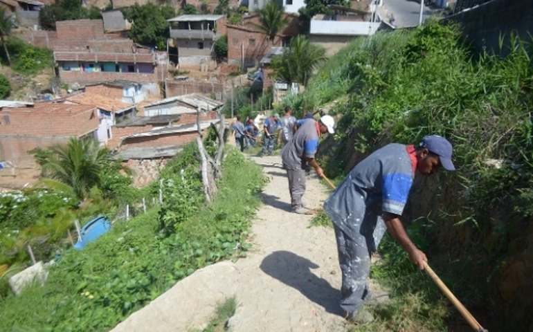 Reeducandos iniciam processo de revitalização da Grota do Canaã