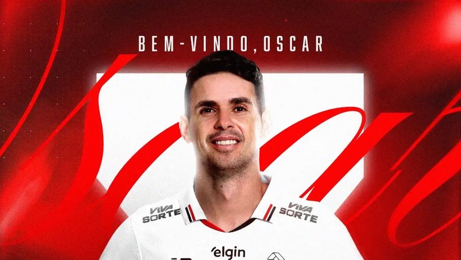 São Paulo anuncia retorno de Oscar, 14 anos após saída polêmica