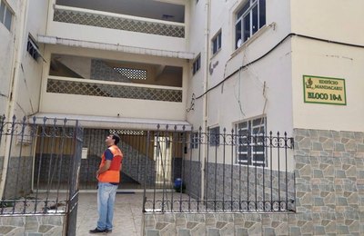 Defesa Civil recomenda isolamento de prédios no Pinheiro 