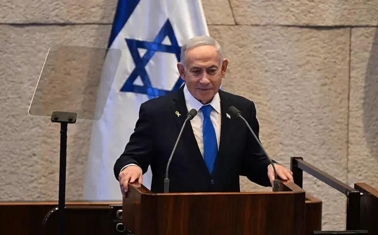 Netanyahu 'estende mão' para paz com países árabes