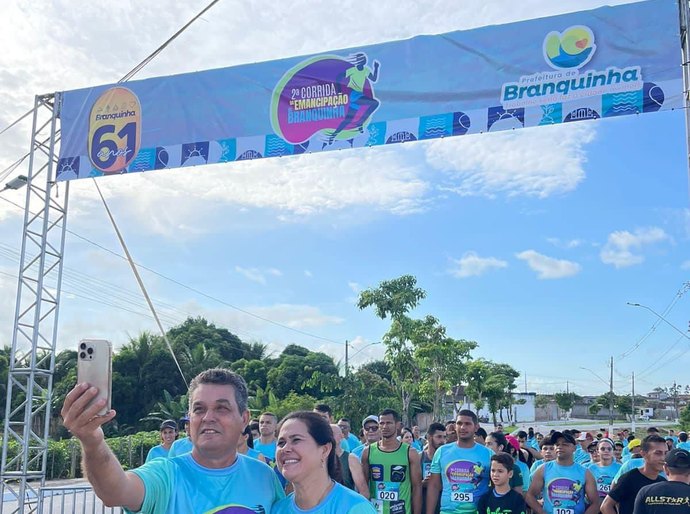 Prefeitura de Branquinha inicia comemoração aos 61 anos de emancipação política com corrida