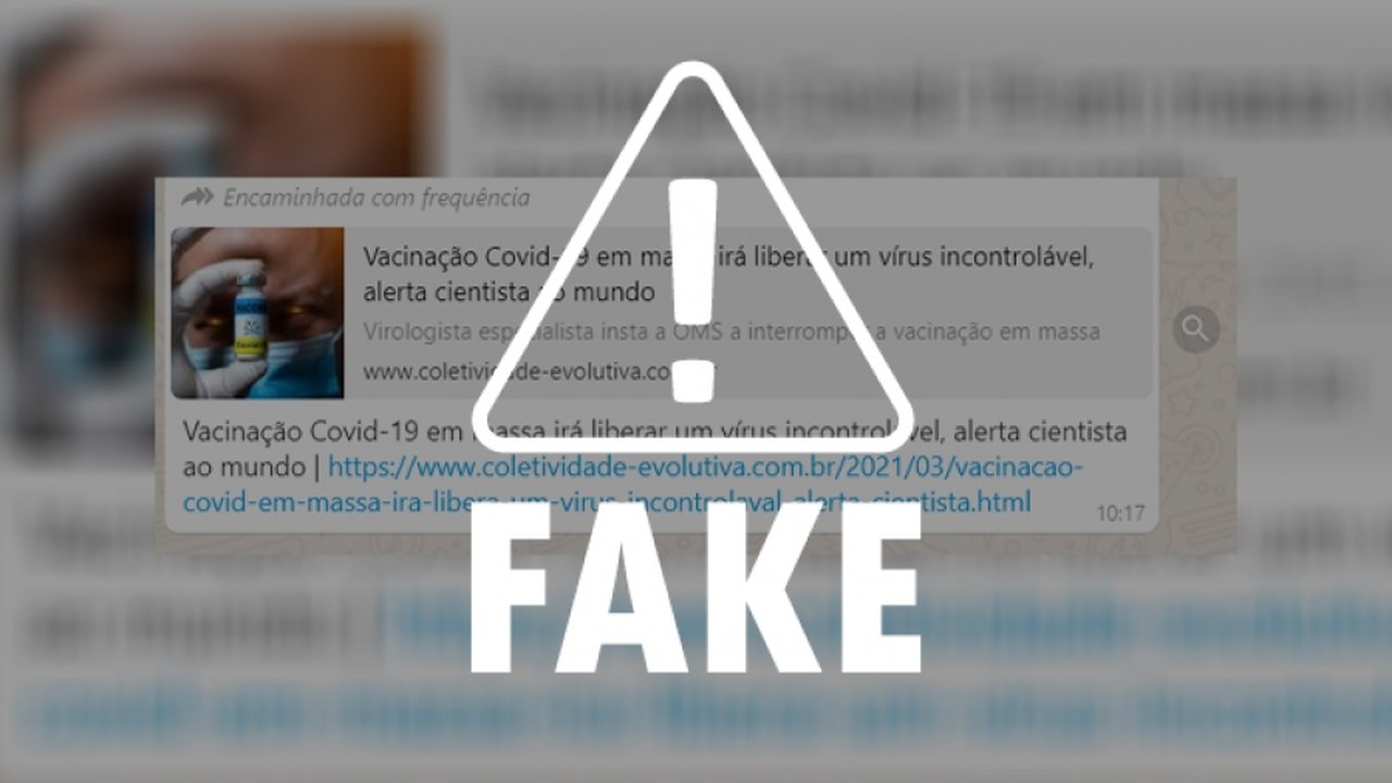Fala de virologista compartilhada nas redes distorce fatos sobre a vacinação da Covid-19