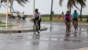 Horário da Orla fechada / Foto: Sérgio Silva