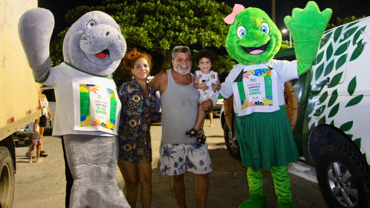 IMA reforça conscientização sobre descarte correto de resíduos durante o carnaval