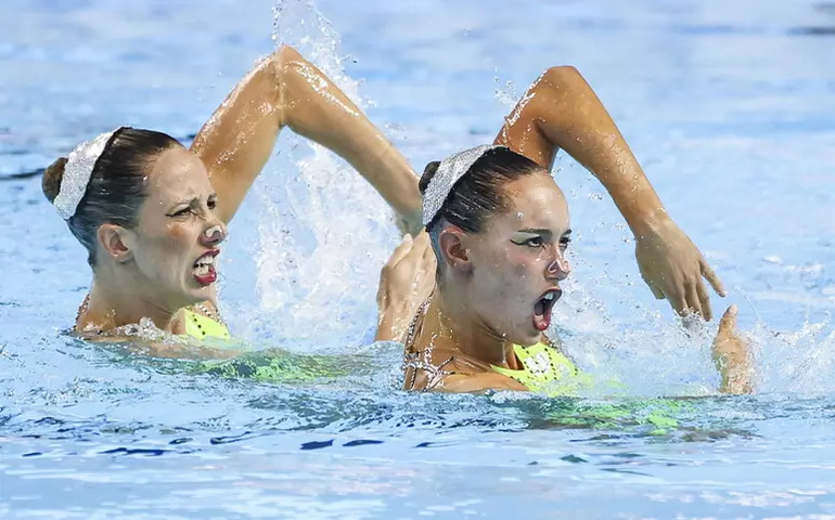 Dupla italiana fatura prata no nado artístico do Mundial