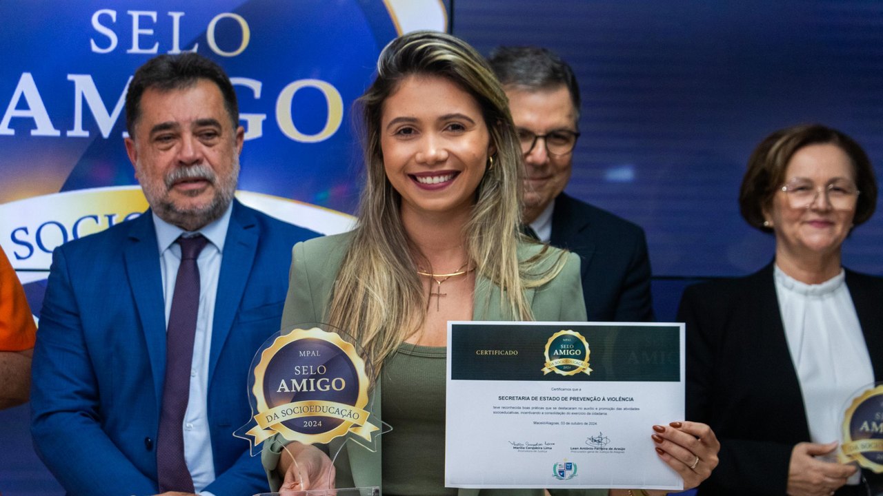 Seprev recebe Selo Amigo da Socioeducação em solenidade do Ministério Público