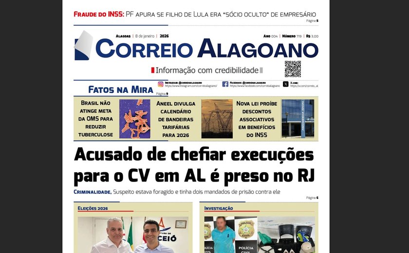 Acusado de chefiar execuções para o CV em AL é preso no RJ