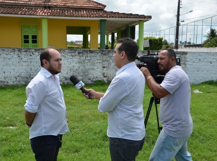 TV Pajuçara faz reportagem em São Miguel dos Campos sobre a planta que combate o mosquito da Dengue