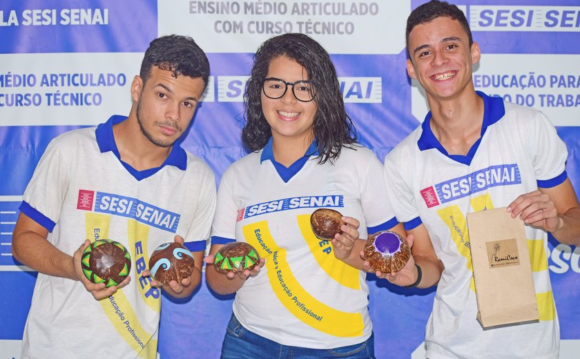 Alunos da Escola Sesi/Senai são finalistas nacionais do Prêmio Miniempresa 2018