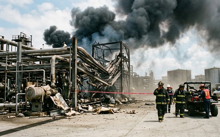 Explosão em refinaria no México deixa ao menos seis feridos